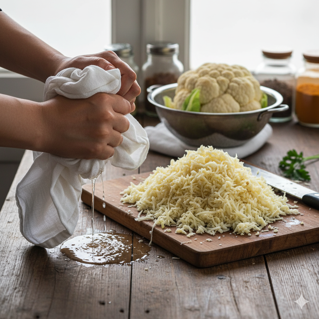 चरण 2: गोभी की तैयारी