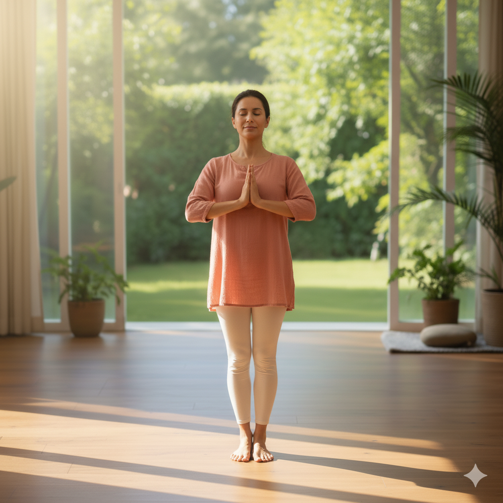 आसन 12 प्रणामासन (Prayer Pose)