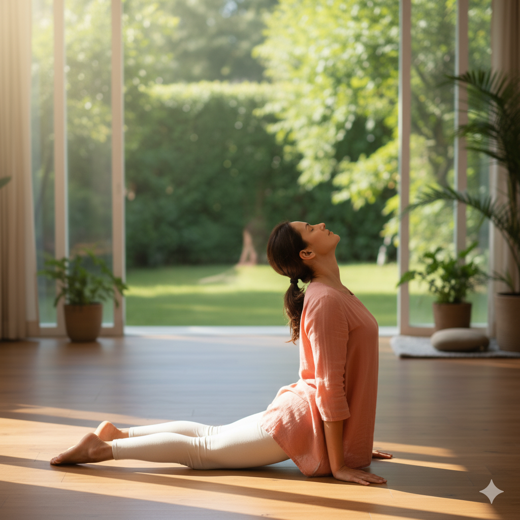 आसन 7 भुजंगासन (Cobra Pose)